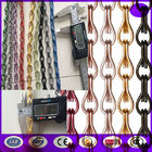 Silver color Aluminum metal curtain metal chain link fly pest insect door screen curtain