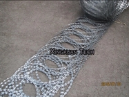 Concertina Razor Barbed Wire 450mm Coil Diameter flat wrap for fence top