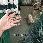 PVC Vinyl Coated Chicken Wire Mesh , hexagonal wire netting 25MM Green Color